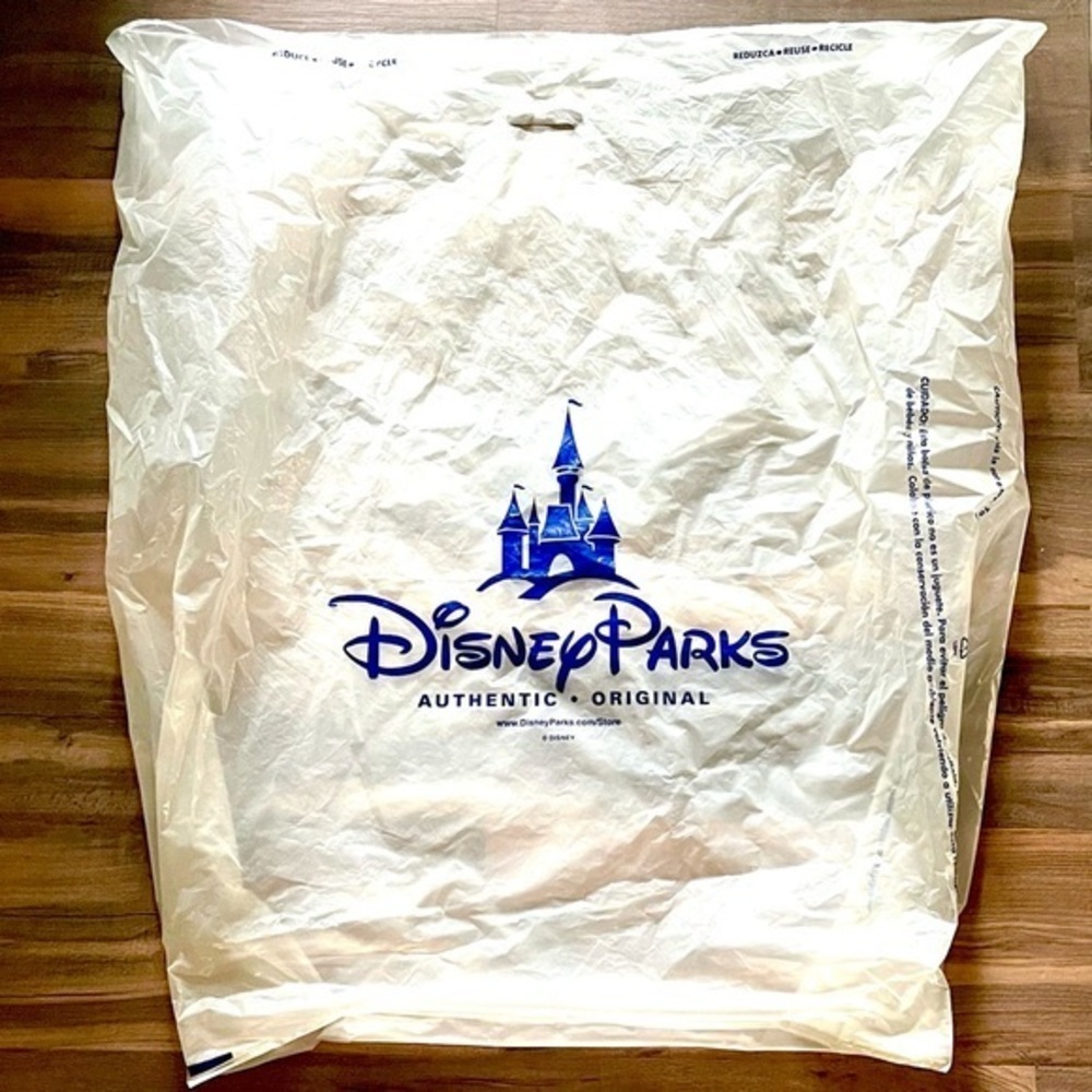 HUGE! Disney Park Clear Blue Castle Bag!
